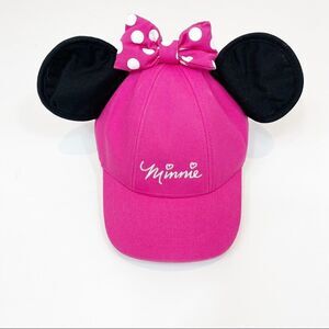 Disney Pink Minnie Mouse Ball Hat with Bow